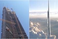 সৌদিতে এগিয়ে চলেছে বিশ্বের সর্বোচ্চ ভবনের নির্মাণকাজ