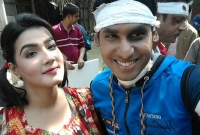 চিকন আলির ক্যামেরায় নায়িকা মাহি