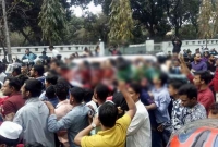 চাঁনখারপুলে পুলিশের সঙ্গে বিএনপি নেতা-কর্মীদের সংঘর্ষ