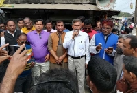 সাতক্ষীরায় আওয়ামী লীগ অফিস ভাংচুর ও আগুন