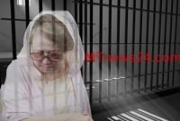 কয়েদির পোশাকে খালেদা জিয়া