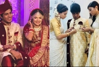 নিজেদের হাতে তৌসিফকে বর সাজালেন সাফা-টয়া