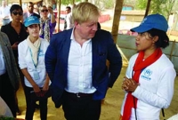 রোহিঙ্গাদের দুর্দশা নিজের চোখে দেখলেন ব্রিটিশ পররাষ্ট্রমন্ত্রী