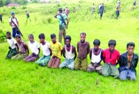 রোহিঙ্গাদের শূন্য রেখা থেকেও তাড়ানোর চেষ্টায় মিয়ানমার