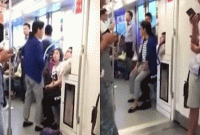 ট্রেনে আসন না ছাড়ায় যুবকের কোলে বসে পড়লেন মহিলা