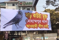 দাড় কাউয়া মুক্ত আওয়ামী লীগ চাই, বিলবোর্ডের ছবি ভাইরাল