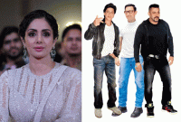 শ্রীদেবীর মৃত্যু ও সমালোচিত তিন ‘খান’!