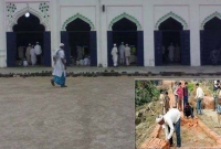 মসজিদের জন্য রাস্তা নির্মাণে জমি দিলো হিন্দুরা মসজিদের জন্য রাস্তা নির্মাণে জমি দিলো হিন্দুরা