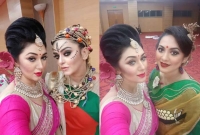 জাতীয় পাট দিবসে অপুর চোখ ধাঁধানো সাজ