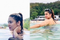 সমুদ্রের ধারে সাহসী পোশাকে উষ্ণতা ছড়ালেন এই বঙ্গললনা