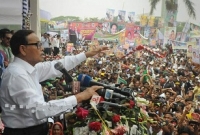 আজ জনসমুদ্রে যে একটি বার্তা দিলেন এরশাদ