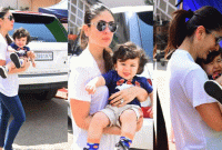 ক্যামেরায় পোজ দিতে না পেরে যা করলেন ১৪ মাস বয়সী তৈমুর