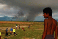 আবারো রাখাইনে গু'লি করে হ'ত্যা আর গ্রাম আ'গুন দিয়ে জ্বা'লিয়ে দিচ্ছে মিয়ানমার সেনারা