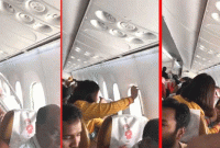 মাঝ আকাশে বিমানের জানালা ভেঙে আহত ৩