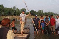 একাত্তরে আটকে পড়া ‘ট্যাংক’ মিলল করতোয়ায়