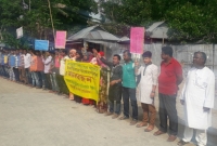 এবার চাকরির দাবিতে রাস্তায় নেমেছেন বিলুপ্ত ছিটমহলবাসীরা