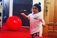 জিমে অপু বিশ্বাসের সঙ্গী আব্রাম