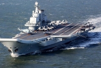 প্রথম বিমানবাহী জাহাজ সমুদ্রে নামিয়েছে চীন