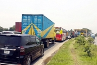 কুমিল্লার দাউদকান্দিতে ৩০ কিলোমিটার যানজট