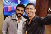 রোনাল্ডোর দেখা পাওয়ায় উচ্ছ্বসিত অর্জুন কাপুর