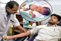 হিন্দু নবজাতককে বাঁচাতে রোজা ভেঙে রক্ত দিল তরুণ