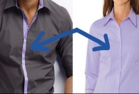 পুরুষদের জামার বোতাম ডান দিকে আর মহিলাদের বাঁ দিকে থাকে কেন জানেন?