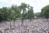 শোলাকিয়ায় দেশের সবচেয়ে বড় ঈদের জামাত অনুষ্ঠিত