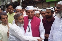 গাজীপুরে দুই মেয়র প্রার্থীর ঈদের শুভেচ্ছা বিনিময়