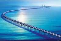 উদ্বোধনের অপেক্ষায় ৫৫ কিলোমিটার (৩৪ মাইল) লম্বা বিশ্বের দীর্ঘতম সমুদ্রসেতু