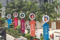 প্রধানমন্ত্রীর গণসংবর্ধনা: বর্ণিল সাজে রাজধানী