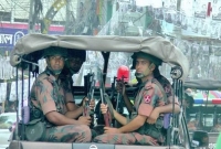 রাজশাহীতে বিজিবি মোতায়েন রাজশাহীতে বিজিবি মোতায়েন