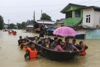 বন্যায় মিয়ানমারে দেড় লাখ মানুষ গৃহহীন