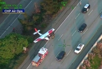 হঠাৎ মাঝ রাস্তায় নেমে এলো বিমান!