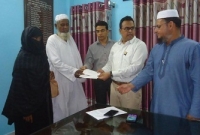 ৬৫ লাখ টাকা পেল সৌদিতে নিহত সেই মরজানের পরিবার 