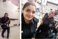 স্তন্যপান করিয়ে বিপন্ন শিশুকে বাঁচালেন এক পুলিশ কর্মকর্তা