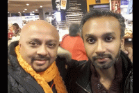 রুবেলের সাথে তার ছেলের সেলফি