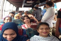 লোকাল বাসে চেপে বাসায় ফিরলেন  প্রতিমন্ত্রী তারানা হালিম