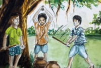 এক গ্রামে ছিল তিন বোকা...