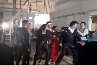 মারামারি করছেন পপি ও আমিন খান...