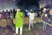 আওয়ামী লীগের জাফরউল্লাহ ও নিক্সন সমর্থকদের মধ্যে দেড় ঘণ্টা সংঘর্ষ