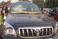 বিএনপির ভাইস চেয়ারম্যান শাহ মোয়াজ্জেমের গাড়িবহরে হামলা, ভাঙচুর