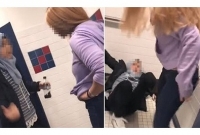 হিজাব পরায় স্কুলছাত্রীকে মারপিট, ভিডিও ভাইরাল 