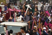 সেলিম ওসমানের মিছিলে জনসমুদ্র