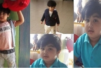 তিন ঘন্টা সময় নিয়ে ছেলের চুল কাটালেন বাবা শাকিব খান!