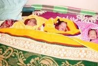 একসঙ্গে চার সন্তানের জন্ম দিলেন নাজনিন নাহার