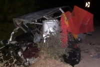 বিয়েবাড়ি থেকে ফেরার পথে সড়ক দুর্ঘটনায় একই পরিবারের ১২ জন নিহত