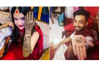 বিয়ের মেহেদিতে হাত রাঙালেন ফারিয়া-অপু