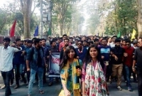 রাবিতে প্রেমবঞ্চিতদের বিক্ষোভ মিছিল ও প্রতিবাদ সমাবেশ