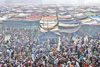 গ্যাস সিলিন্ডার লিকেজের শব্দে ইজতেমা ময়দানে আতঙ্ক  গ্যাস সিলিন্ডার লিকেজের শব্দে ইজতেমা ময়দানে আতঙ্ক