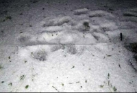 নাটোরে হঠাৎ শিলা বৃষ্টিতে ঢেকে গেছে ফসলের মাঠ!